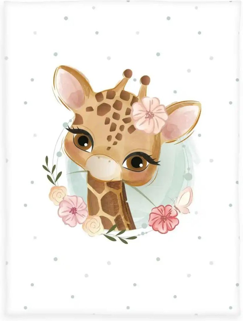 Herding Kuscheldecke Giraffe ¦ mehrfarbig ¦ Synthetik ¦ Maße (cm): B: 75 H: 1 Baby > Baby Textilien > Babydecken - Höff...