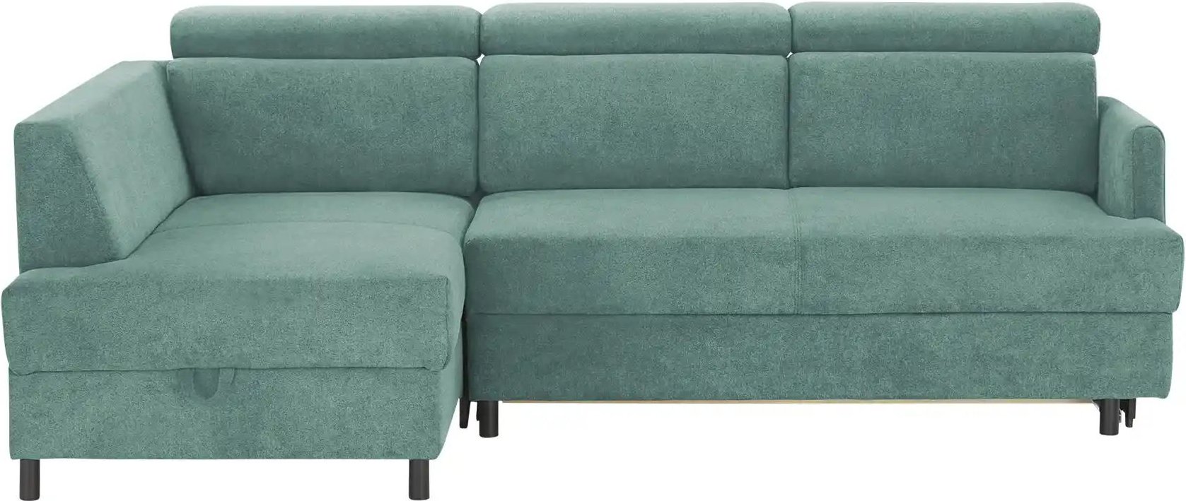 Ecksofa Fabienne ¦ grün ¦ Maße (cm): B: 228 H: 81 T: 158.0 Polstermöbel > Sofas > 3-Sitzer - Höffner
