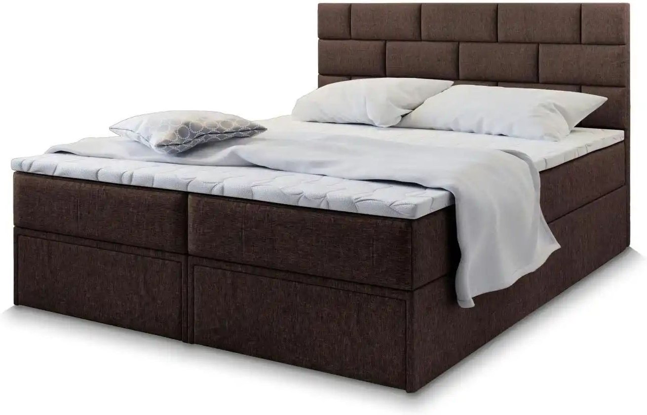 MASSENO Boxbett mit Bettkasten und 2 Schubladen Arinos ¦ braun ¦ Maße (cm): B: 160 H: 98 Betten > Polsterbetten - Höffne...