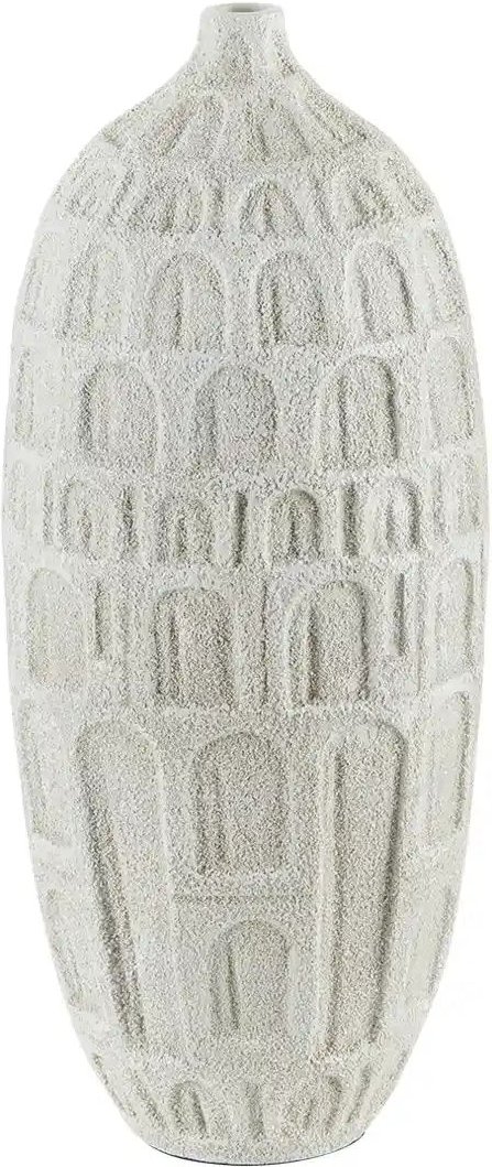 HOME STORY Deko Vase   ¦ weiß ¦ Polyresin (Kunstharz) ¦ Maße (cm): B: 20 H: 47 Accessoires > Vasen - Höffner