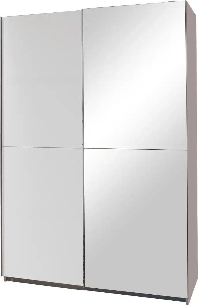 Thumbnail - Schwebetürenschrank Quilty ¦ weiß ¦ Maße (cm): B: 135 H: 198 T: 65.0 Schränke > Kleiderschränke > Schwebetürenschränke ...