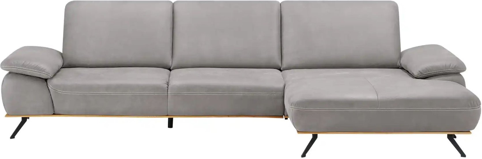 meinSofa Ecksofa  Fiona ¦ grau ¦ Maße (cm): B: 322 H: 89 T: 187.0 Polstermöbel > Sofas > Ecksofas - Höffner