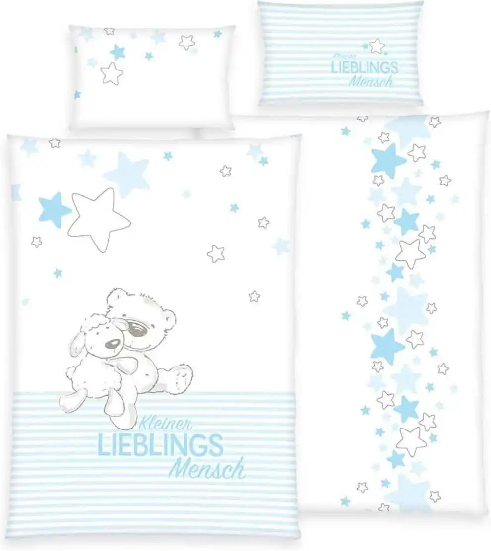 Herding Bettwäsche-Set Kleiner Lieblingsmensch ¦ mehrfarbig ¦ Maße (cm): B: 100 H: 1 Bettwaren > Bettwäsche > Kinderbet...