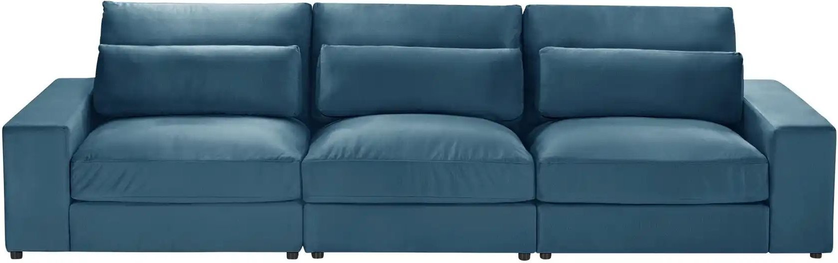 3 Sitzer Sofa Branna ¦ blau ¦ Maße (cm): B: 322 H: 88 T: 120.0 Polstermöbel > Sofas > Modulsofas - Höffner