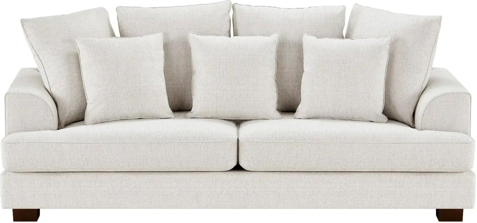 SOHO Sofa  Franka ¦ weiß ¦ Maße (cm): B: 231 H: 87 T: 103.0 Polstermöbel > Sofas > 3-Sitzer - Höffner