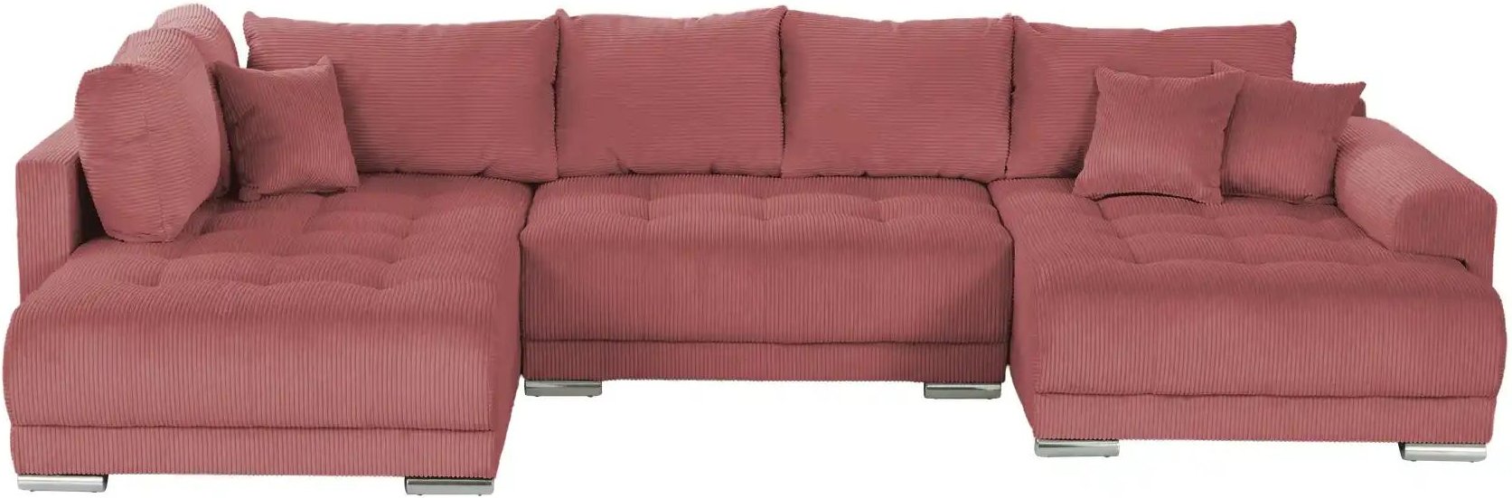 Wohnlandschaft mit Schlaffunktion Lemie ¦ rot ¦ Maße (cm): B: 356 H: 85 T: 218.0 Polstermöbel > Sofas > Wohnlandschaften...