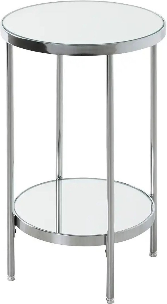 Beistelltisch Husby ¦ silber ¦ Maße (cm): H: 46 Ø: 28 Tische > Beistelltische > Beistelltische ohne Rollen - Höffner