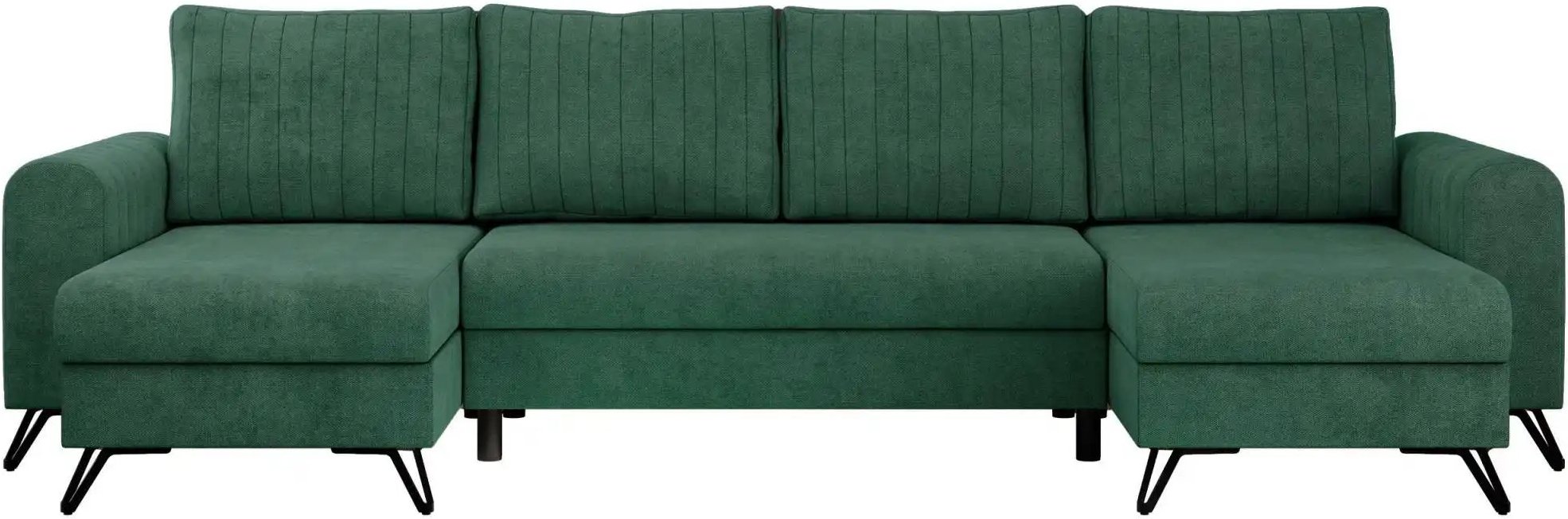 Wohnlandschaft Grün ¦ grün ¦ Maße (cm): B: 312 H: 90 Polstermöbel > Sofas > Wohnlandschaften - Höffner