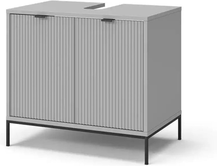 Waschbeckenunterschrank ¦ grau ¦ Maße (cm): B: 70 H: 63 Schränke > Badschränke > Waschbecken-unterschränke - Höffner