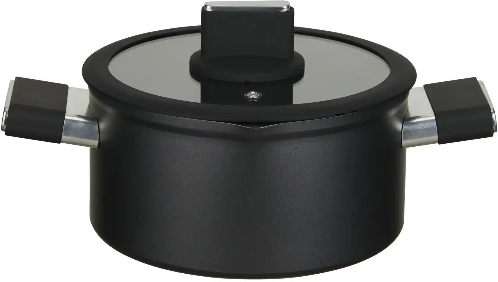 KHG Fleischtopf ¦ schwarz ¦ Aluminium ¦ Maße (cm): H: 10,5 Ø: 20 Töpfe & Pfannen & Zubehör > Töpfe - Höffner