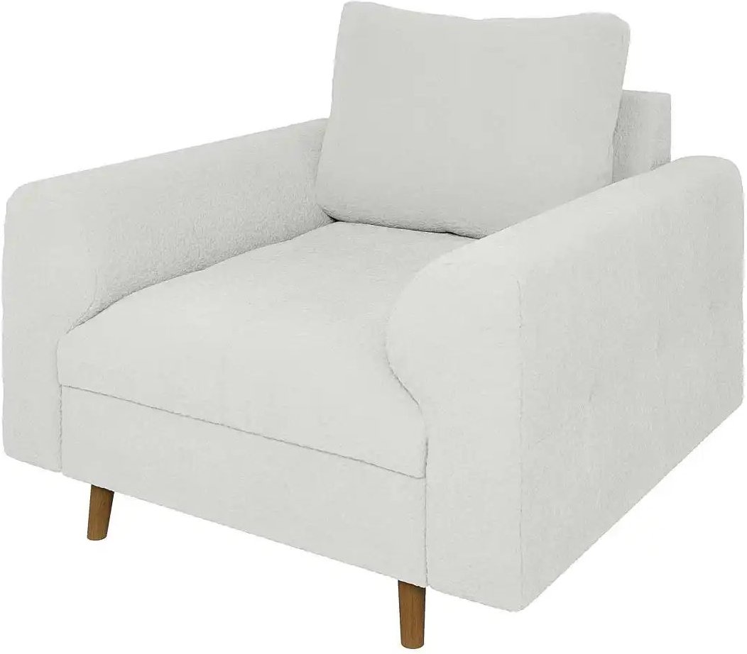 S-STYLE Sessel Lars ¦ weiß ¦ Maße (cm): B: 97 H: 81 Polstermöbel > Sessel > Polstersessel - Höffner