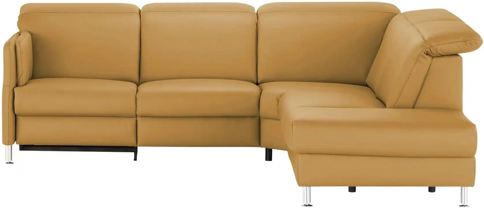 meinSofa Leder-Ecksofa Leon ¦ gelb ¦ Maße (cm): B: 259 H: 83 T: 236.0 Polstermöbel > Sofas > 3-Sitzer - Höffner