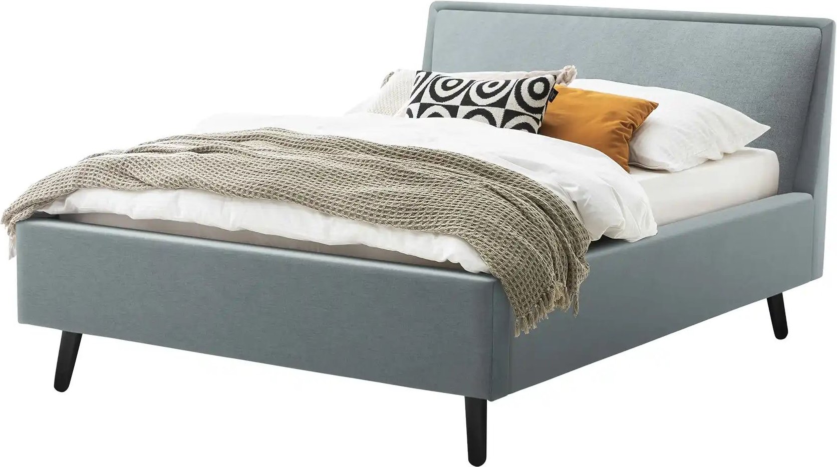 Polsterbett Fairford ¦ blau ¦ Maße (cm): B: 156 H: 105 T: 224.0 Betten > Komfortbetten - Höffner