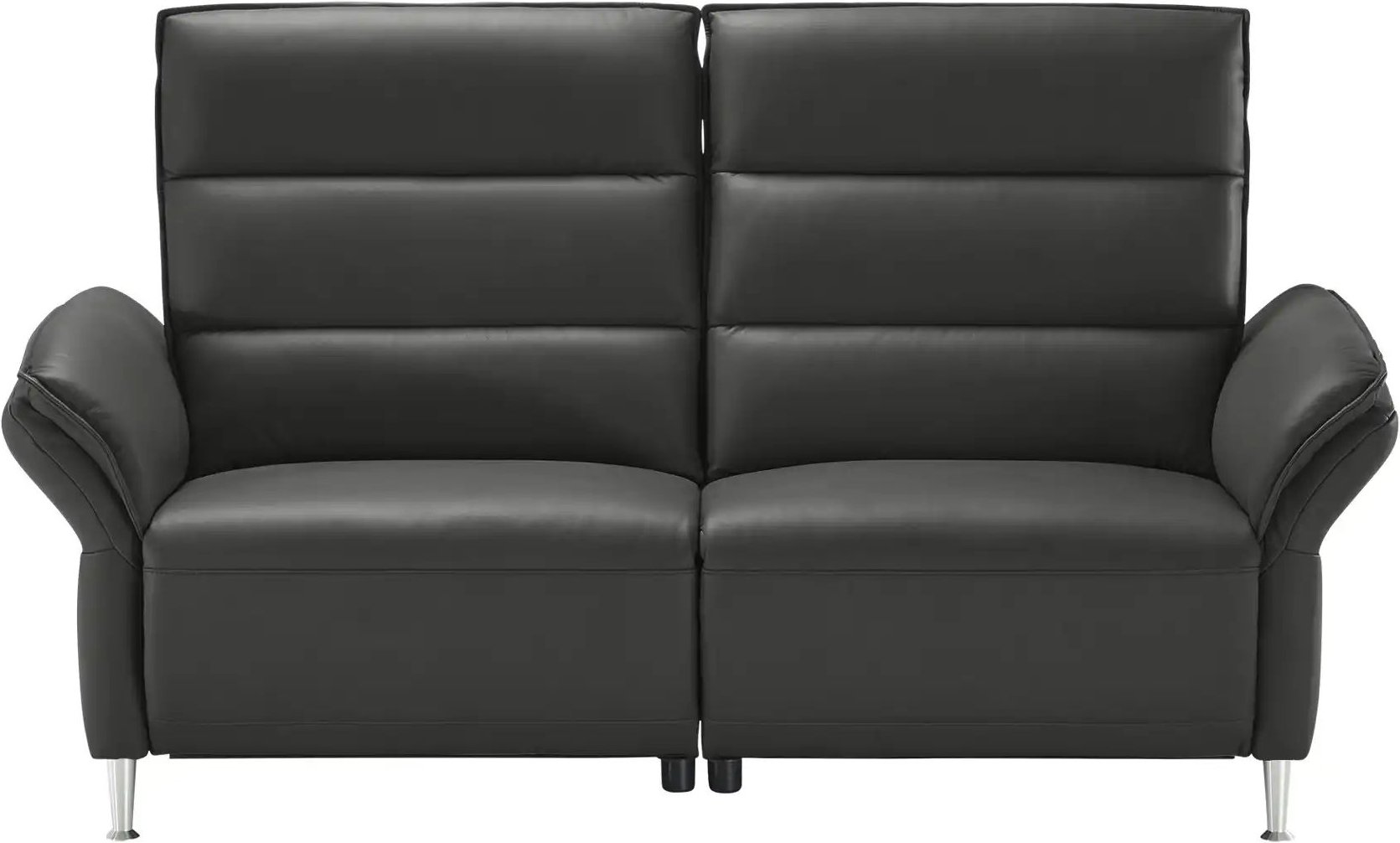 Wohnwert Einzelsofa Leder Marlena ¦ schwarz ¦ Maße (cm): B: 208 H: 107 T: 97.0 Polstermöbel > Sofas > 3-Sitzer - Höffner