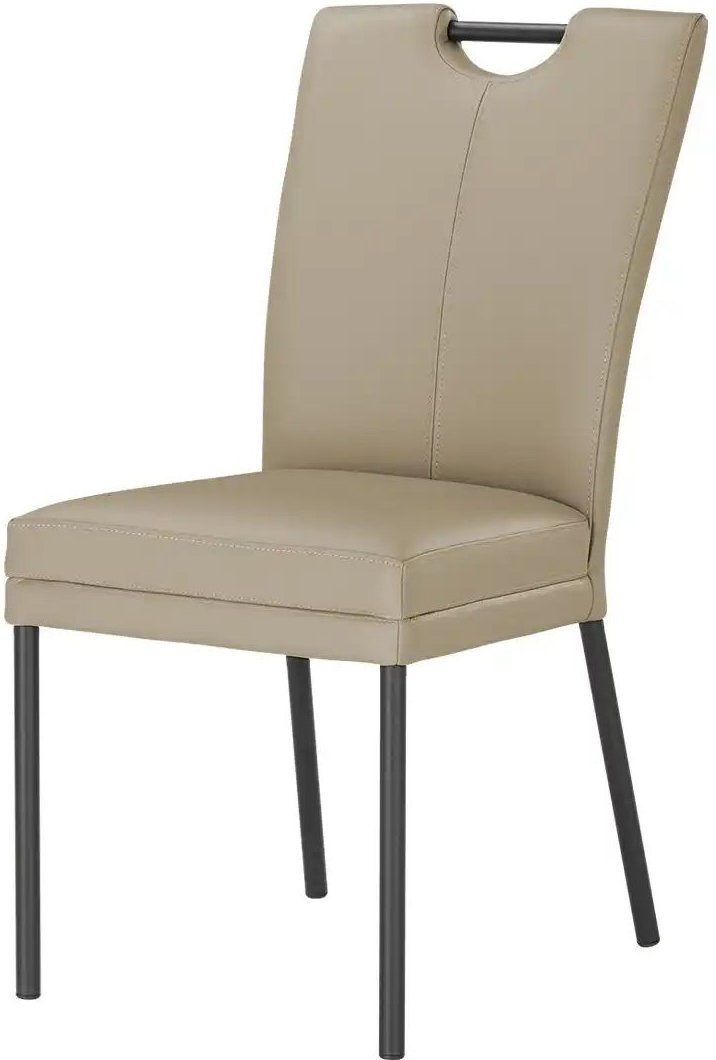 Wohnwert Polsterstuhl mit Griff Mia ¦ beige ¦ Maße (cm): B: 46 H: 98 T: 58.0 Stühle > Küchenstühle > Polster Küchenstühl...
