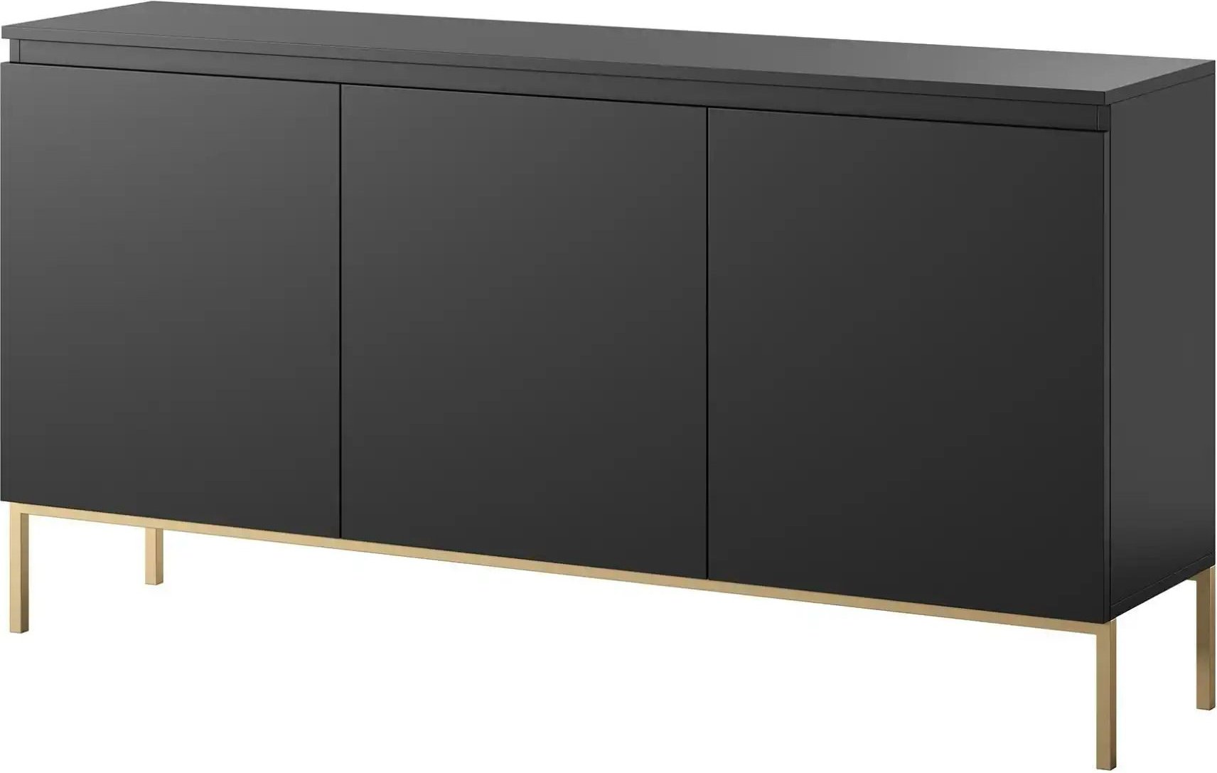 Selsey Sideboard Bemmi ¦ schwarz ¦ Maße (cm): B: 150 H: 77 Kommoden & Sideboards > Sideboards - Höffner