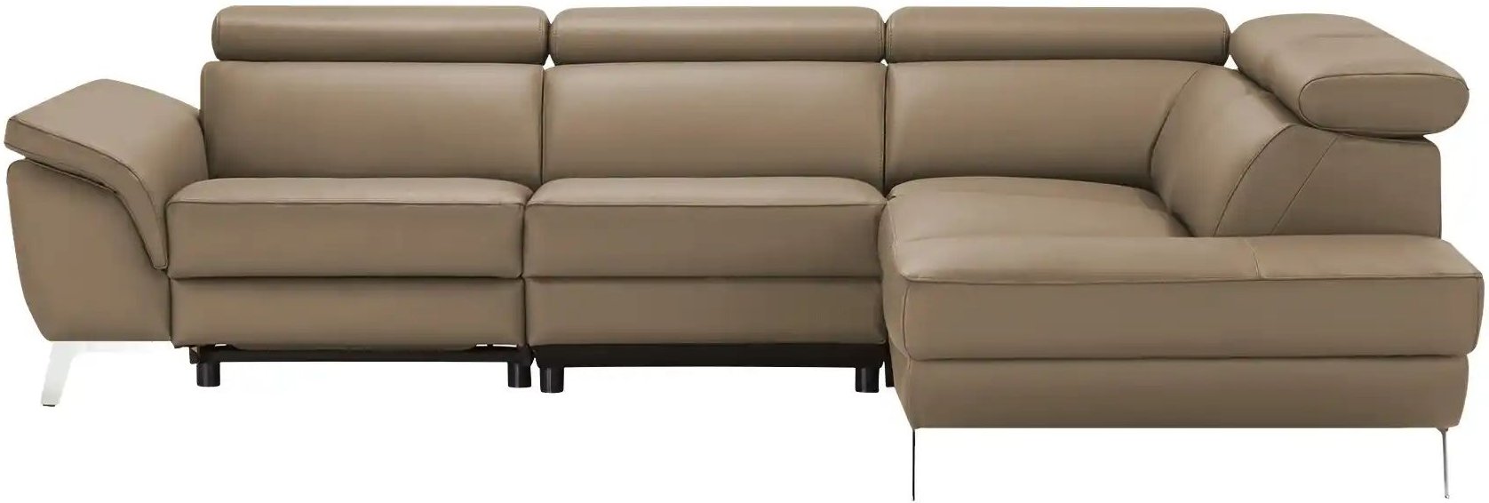 uno Ecksofa Leder  Dallas ¦ braun ¦ Maße (cm): B: 283 H: 74 T: 228.0 Polstermöbel > Sofas > Ecksofas - Höffner