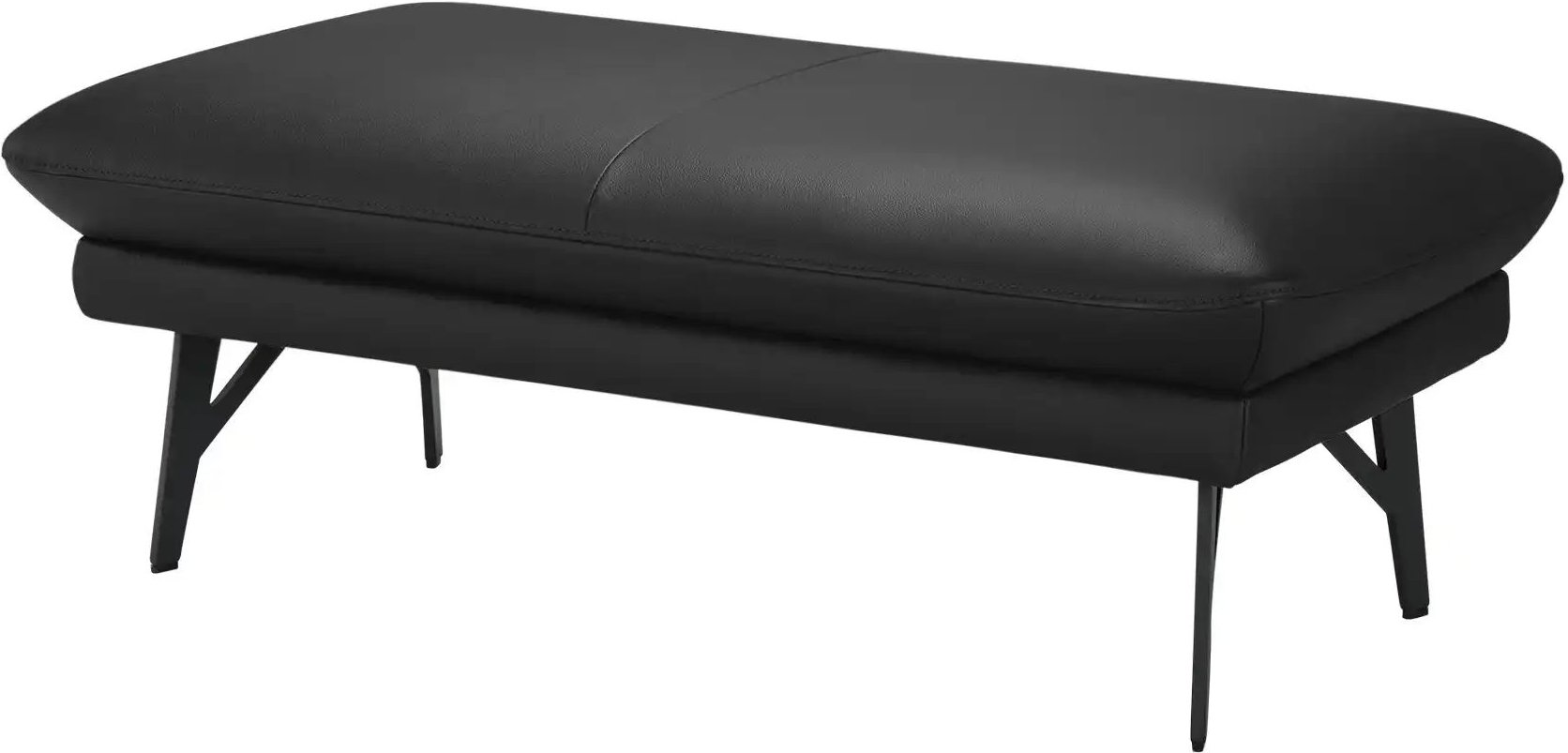 himolla Lederhocker 1928 ¦ schwarz ¦ Maße (cm): B: 121 H: 45 T: 65.0 Polstermöbel > Hocker - Höffner