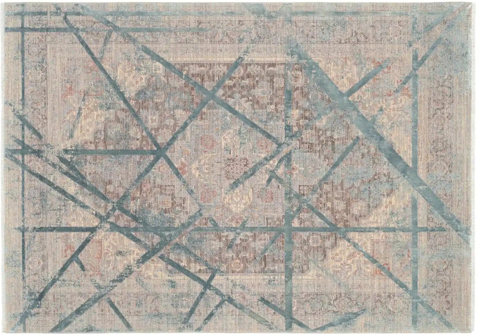 Musterring Teppich ¦ grau ¦ Synthetische Fasern,Viskose ¦ Maße (cm): B: 240 H: 0,7 Teppiche > Wohnteppiche - Höffner