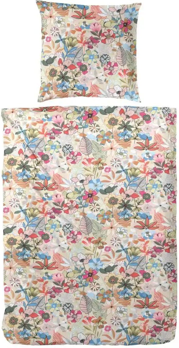 Bettwäsche-Set   ¦ mehrfarbig ¦ Maße (cm): B: 155 H: 1 Bettwaren > Bettwäsche > Bettwäsche ganzjährig - Höffner