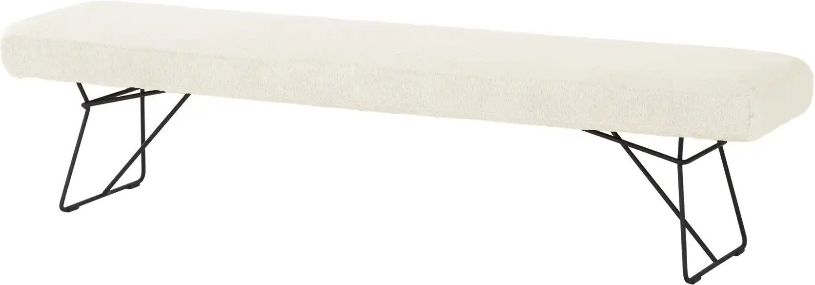 Jette Home Einzelbank Lozano ¦ weiß ¦ Maße (cm): B: 200 H: 50 T: 45.0 Bänke > Einzelbänke - Höffner