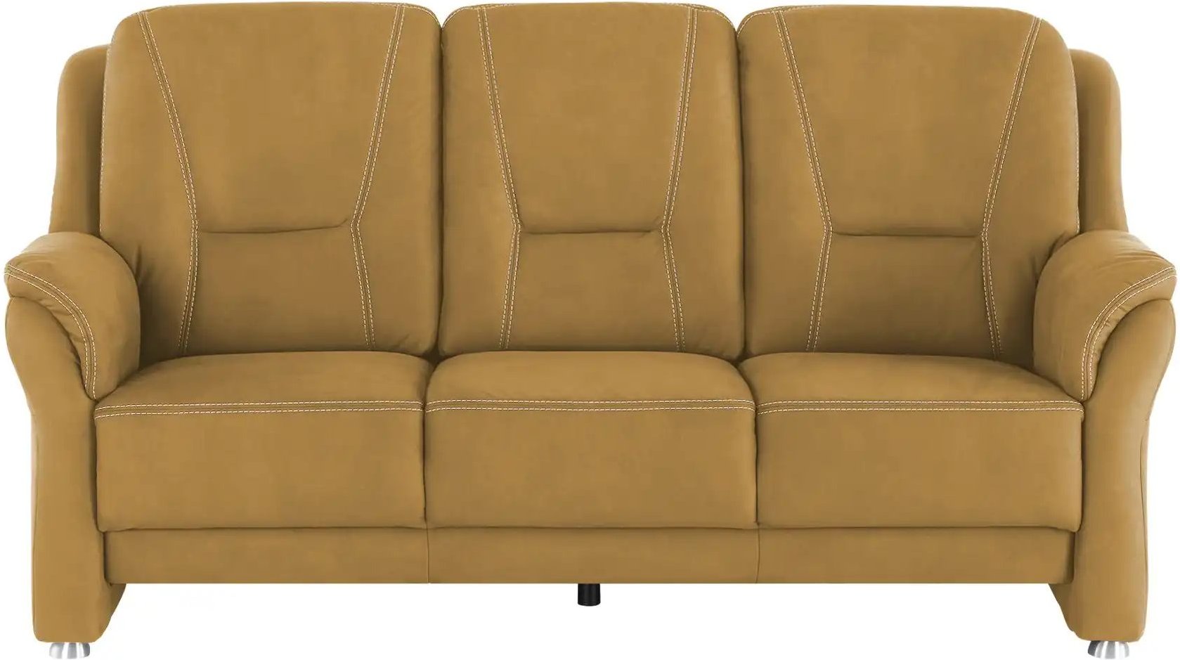 meinSofa Sofa 3-sitzig aus Mikrofaser Wilma ¦ gelb ¦ Maße (cm): B: 198 H: 97 T: 89.0 Polstermöbel > Sofas > 3-Sitzer - H...