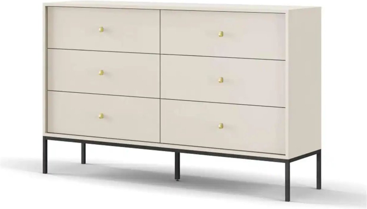 Selsey Kommode ¦ beige ¦ Maße (cm): B: 153,4 H: 91 Kommoden & Sideboards > Kommoden - Höffner