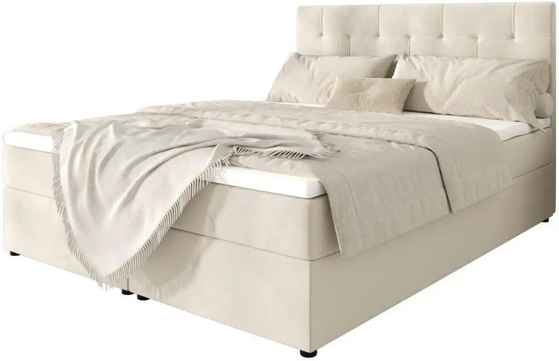 Boxbett mit Stauraum und Topper Indu ¦ mehrfarbig ¦ Maße (cm): B: 200 H: 102 Betten > Bettgestelle - Höffner