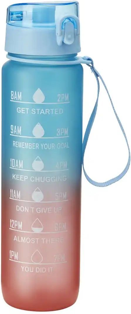 KHG Trinkflasche ¦ mehrfarbig ¦ Kunststoff ¦ Maße (cm): B: 7,8 H: 7,8 T: 28.0 Gläser & Karaffen - Höffner