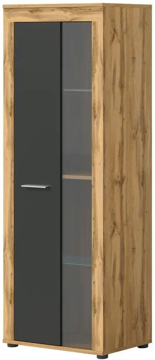 Vitrine Bardenas ¦ holzfarben ¦ Maße (cm): B: 60 H: 159 T: 35.0 Schränke > Vitrinen - Höffner