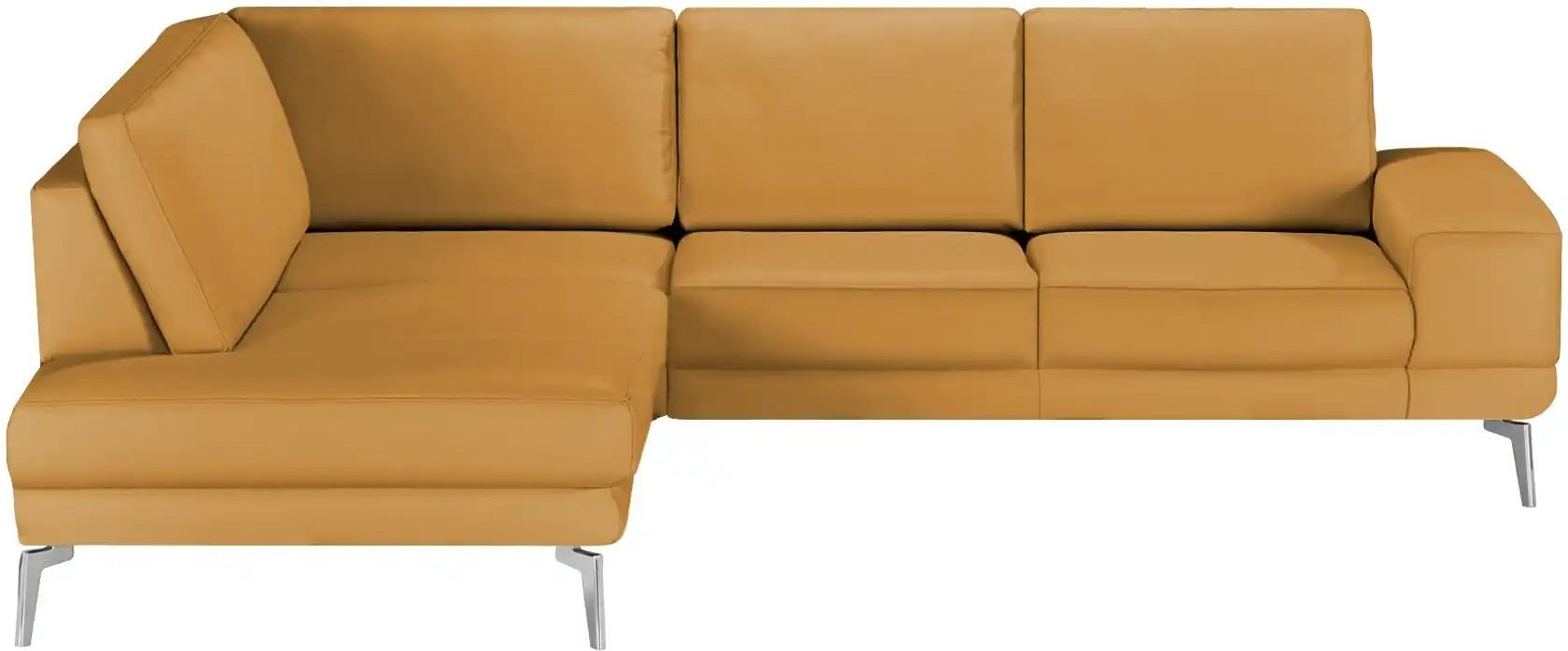 meinSofa Ecksofa aus Leder Dana ¦ orange ¦ Maße (cm): B: 269 H: 86 T: 222.0 Polstermöbel > Sofas > Ecksofas - Höffner