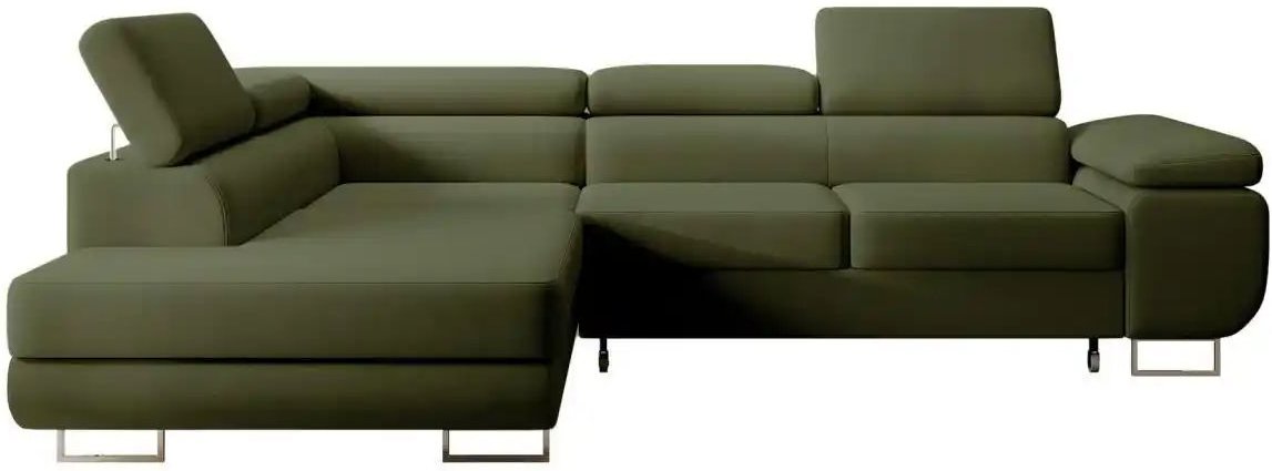 Selsey Ecksofa mit Schlaffunktion Stevil ¦ grün ¦ Maße (cm): B: 275 H: 90 Polstermöbel > Sofas > Ecksofas - Höffner