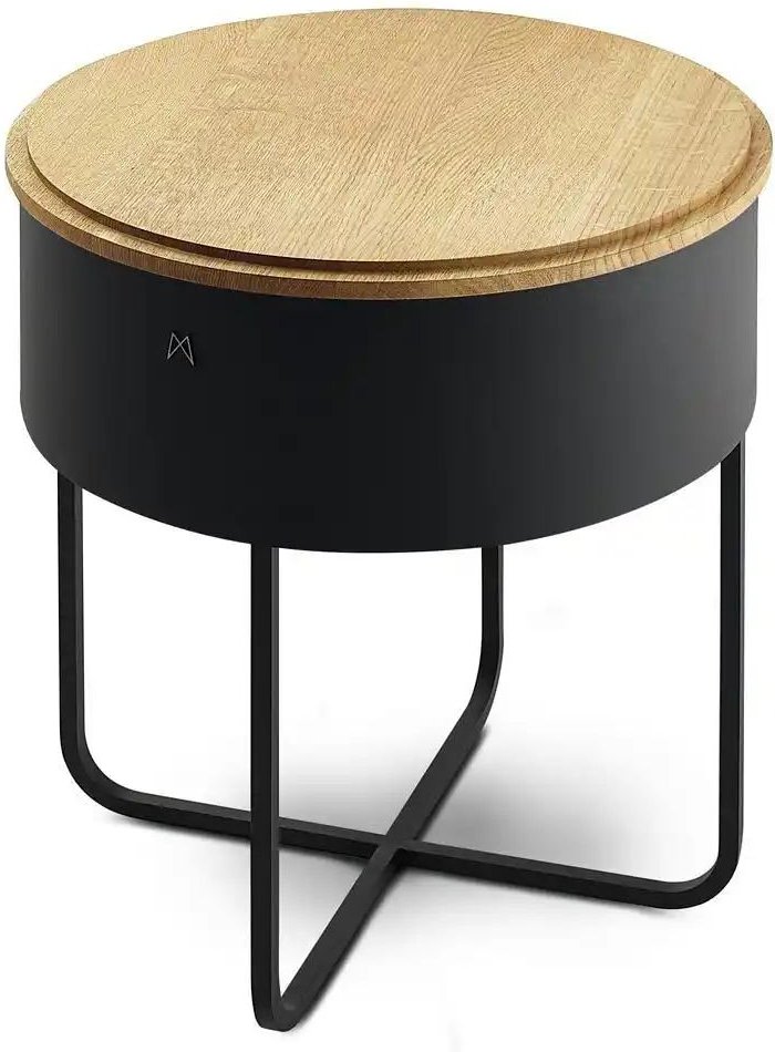 Couchtisch ¦ schwarz ¦ Maße (cm): B: 38 H: 49 Tische > Couchtische > Couchtische rund - Höffner