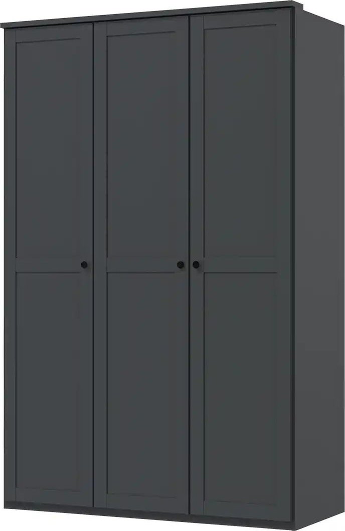 Drehtürenschrank Chalet ¦ schwarz ¦ Maße (cm): B: 135 H: 210 T: 58.0 Schränke > Kleiderschränke > Drehtürenschränke - H...