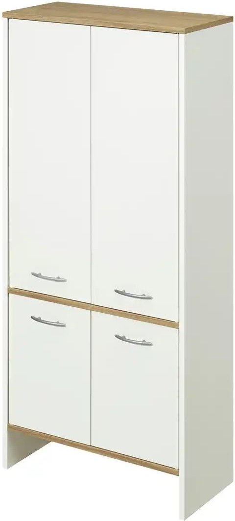 Midischrank Stechlinsee ¦ weiß ¦ Maße (cm): B: 62 H: 136 T: 28.0 Schränke > Badschränke > Bad-Midischränke - Höffner
