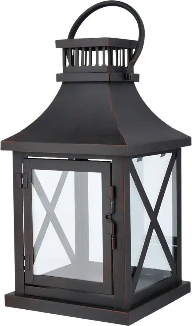 Laterne   ¦ schwarz ¦ Eisen,Glas ¦ Maße (cm): B: 18 H: 33 T: 18.0 Accessoires > Kerzen & Kerzenständer - Höffner