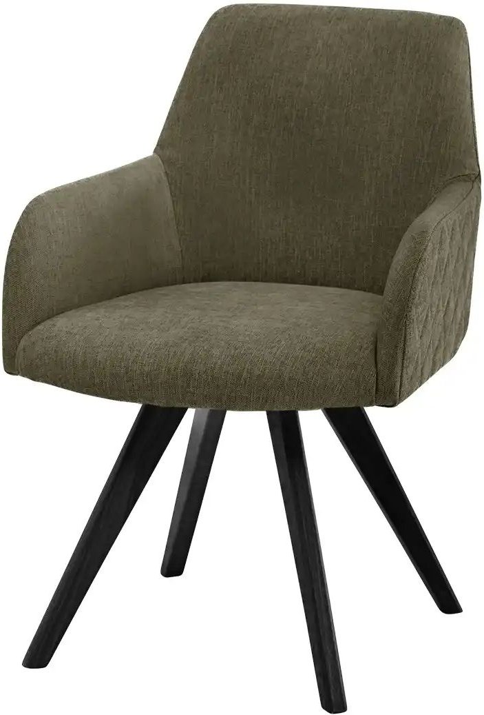 Dine + Mine Esszimmerstuhl Bristol 2 ¦ grün ¦ Maße (cm): B: 61 H: 88 T: 66.5 Stühle > Küchenstühle > Küchenstühle mit A...