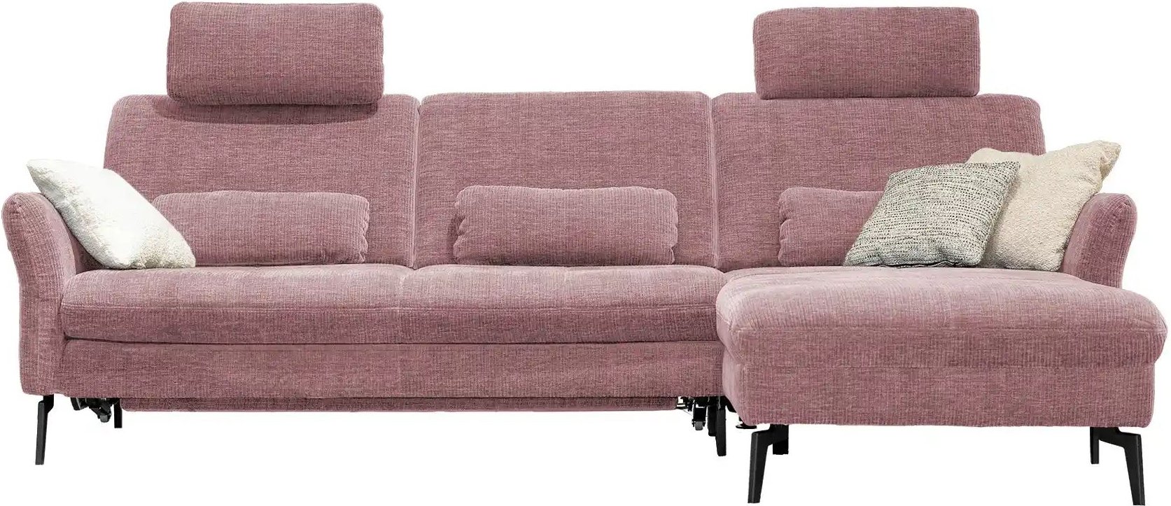 meinSofa Ecksofa Cord DANTE ¦ rosa/pink Polstermöbel > Sofas > 3-Sitzer - Höffner