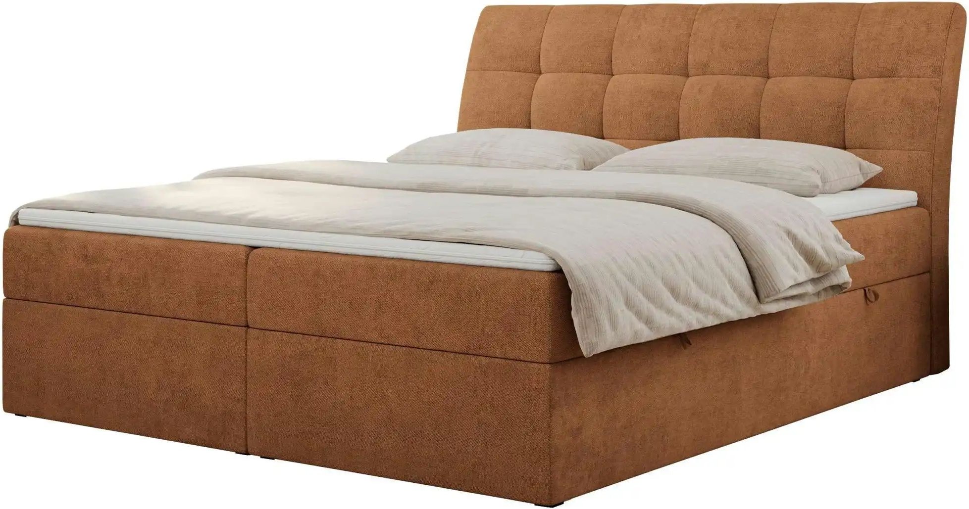 Thumbnail - Boxbett mit Bettkasten Diegos ¦ orange ¦ Maße (cm): H: 118 Betten > Komfortbetten - Höffner