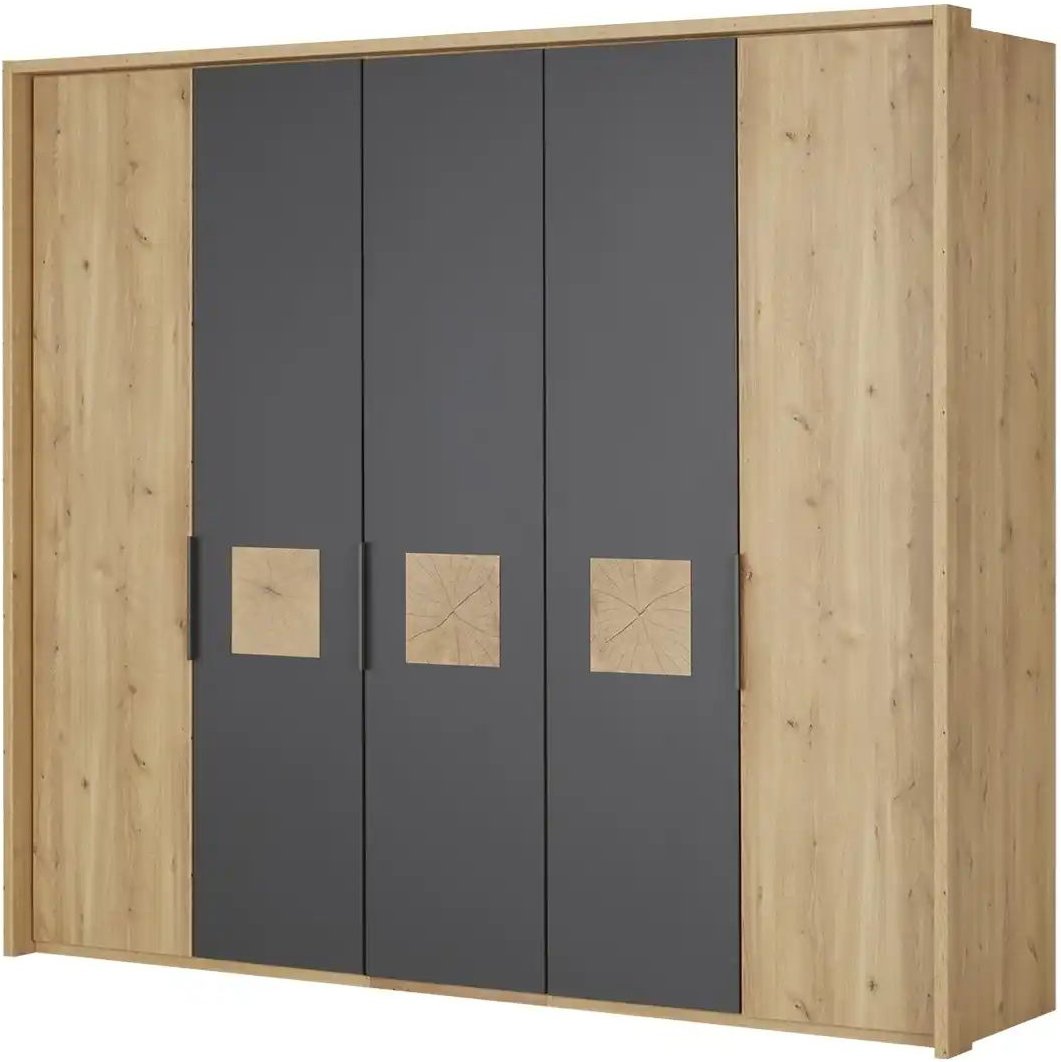 uno Drehtürenschrank Sopa ¦ holzfarben ¦ Maße (cm): B: 256,4 H: 220 T: 58.0 Schränke > Kleiderschränke > Drehtürenschrä...