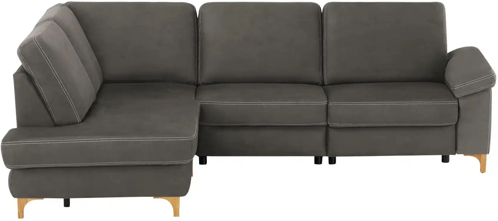 Max Schelling Ecksofa Maximum Plus ¦ grau ¦ Maße (cm): B: 257 H: 89 T: 200.0 Polstermöbel > Sofas > Ecksofas - Höffner