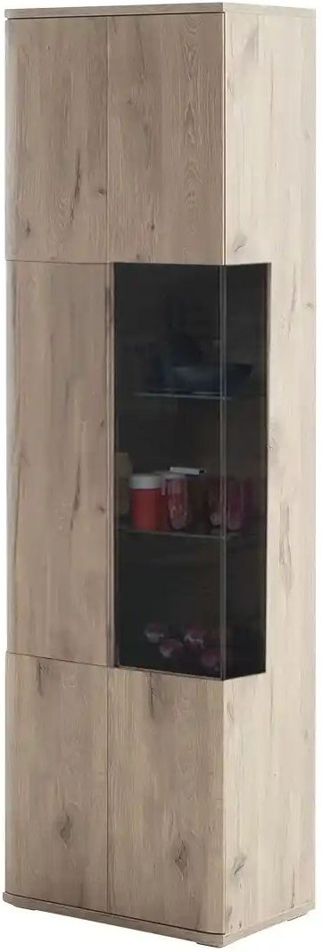 uno Vitrine Prato ¦ holzfarben ¦ Maße (cm): B: 60 H: 199 T: 37.0 Schränke > Vitrinen - Höffner