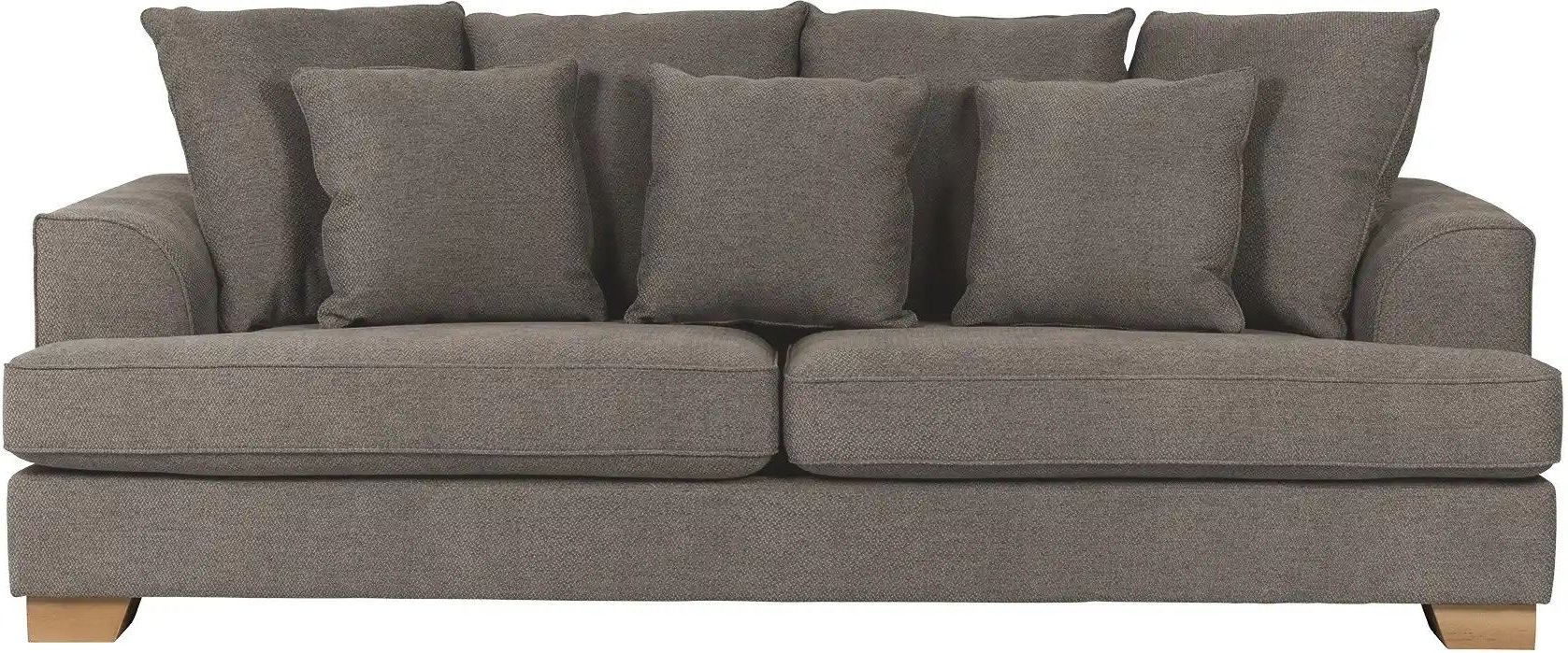 SOHO Sofa Franka ¦ braun ¦ Maße (cm): B: 231 H: 87 T: 103.0 Polstermöbel > Sofas > 3-Sitzer - Höffner