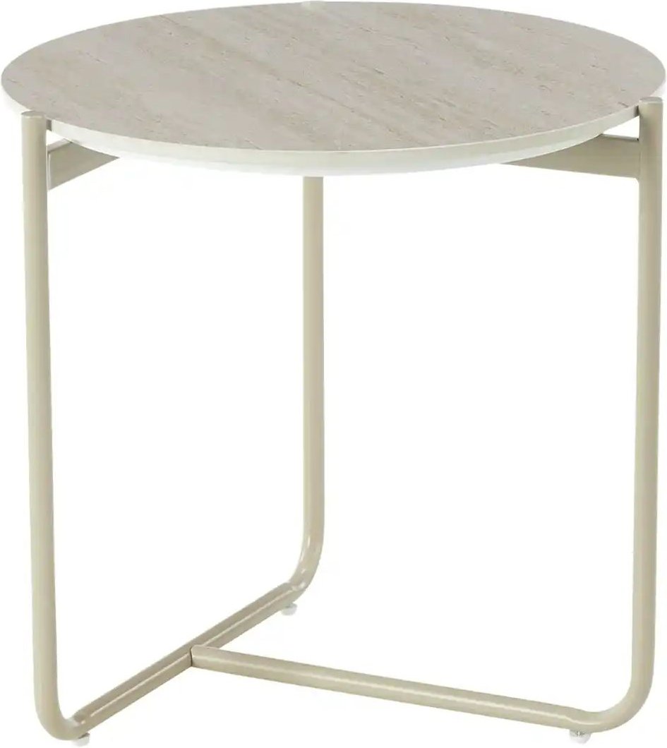 Beistelltisch Basiluzzo ¦ beige ¦ Maße (cm): H: 50 Ø: 50 Tische > Beistelltische > Beistelltische ohne Rollen - Höffne...