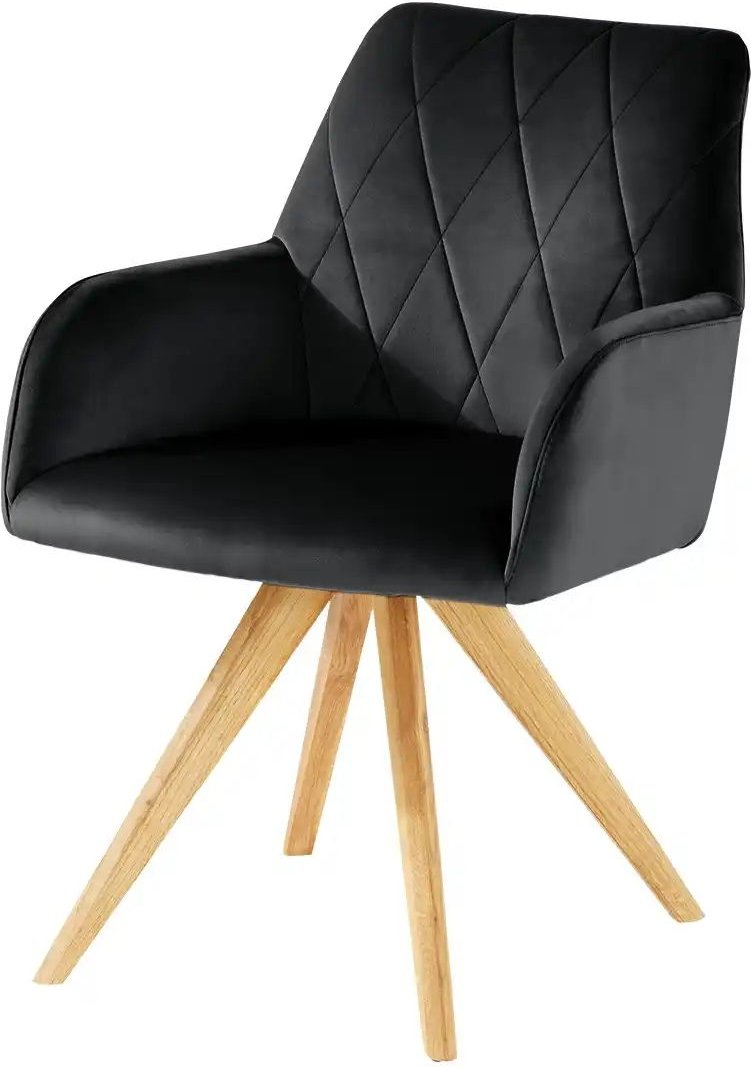 Woodford Armlehnstuhl Bristol ¦ schwarz ¦ Maße (cm): B: 60 H: 88 T: 67.0 Stühle > Esszimmerstühle > Esszimmerstühle mit...