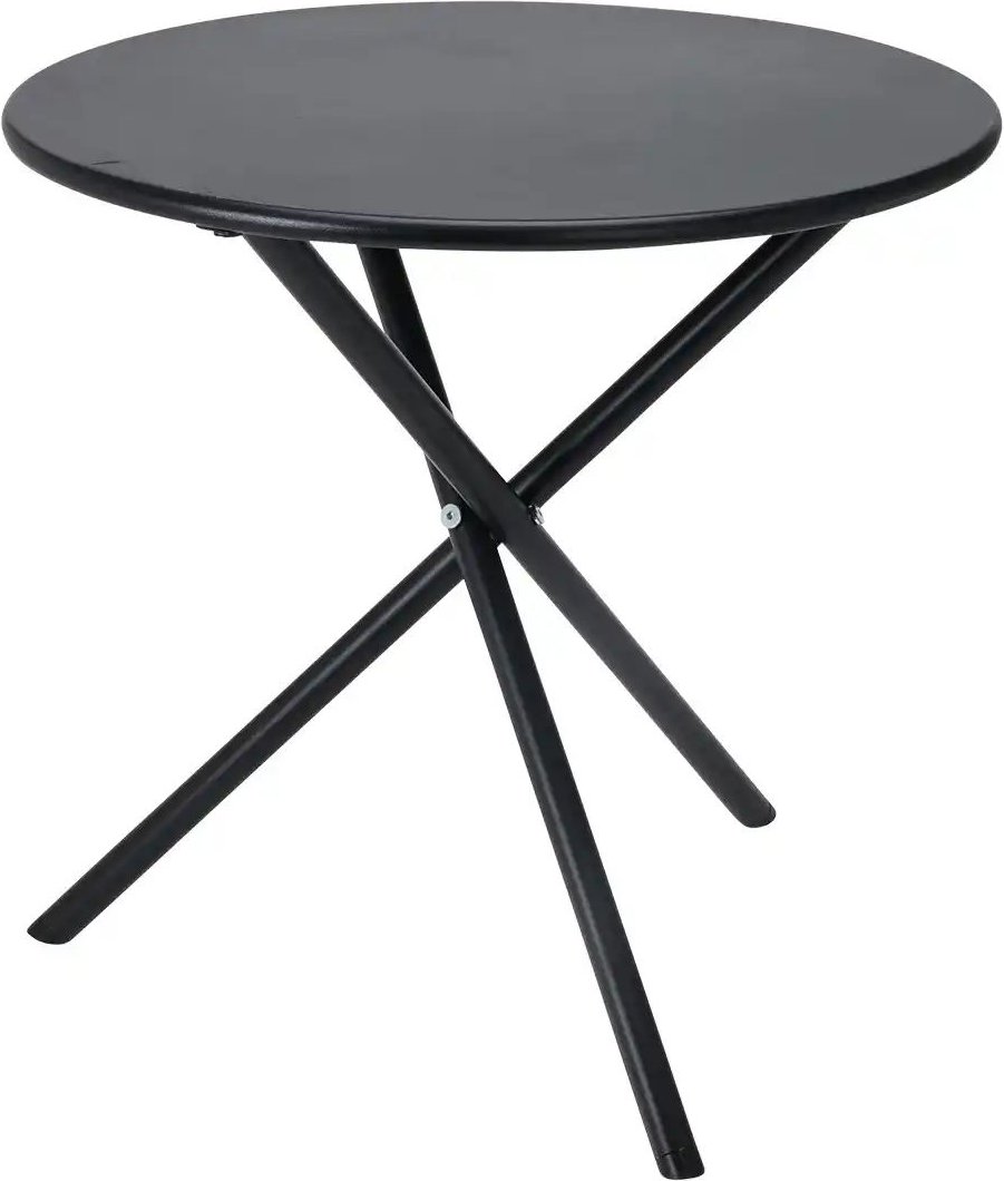 Beistelltisch Arnheim ¦ schwarz ¦ Maße (cm): H: 50 Ø: 48 Garten > Gartenmöbel > Gartentische - Höffner