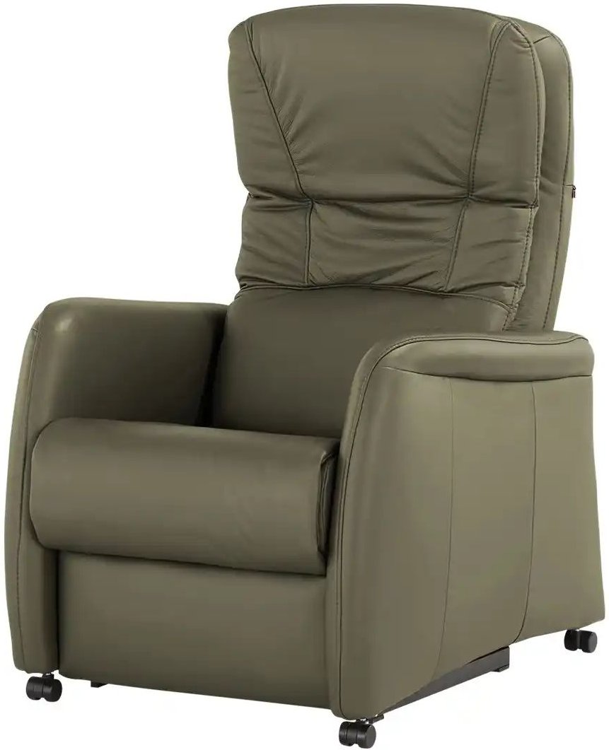 Hukla Ledersessel Tobias ¦ grün ¦ Maße (cm): B: 75 H: 105 T: 88.0 Polstermöbel > Sessel > Relaxsessel - Höffner