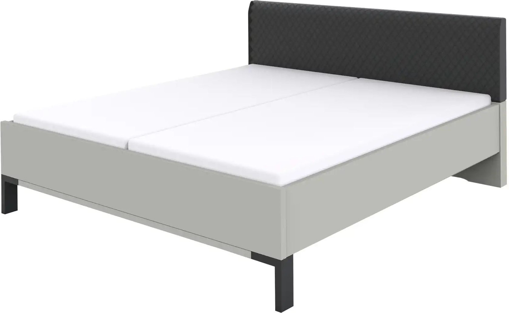 Bettgestell Montreal ¦ grau ¦ Maße (cm): B: 149 H: 97 Betten > Bettgestelle - Höffner