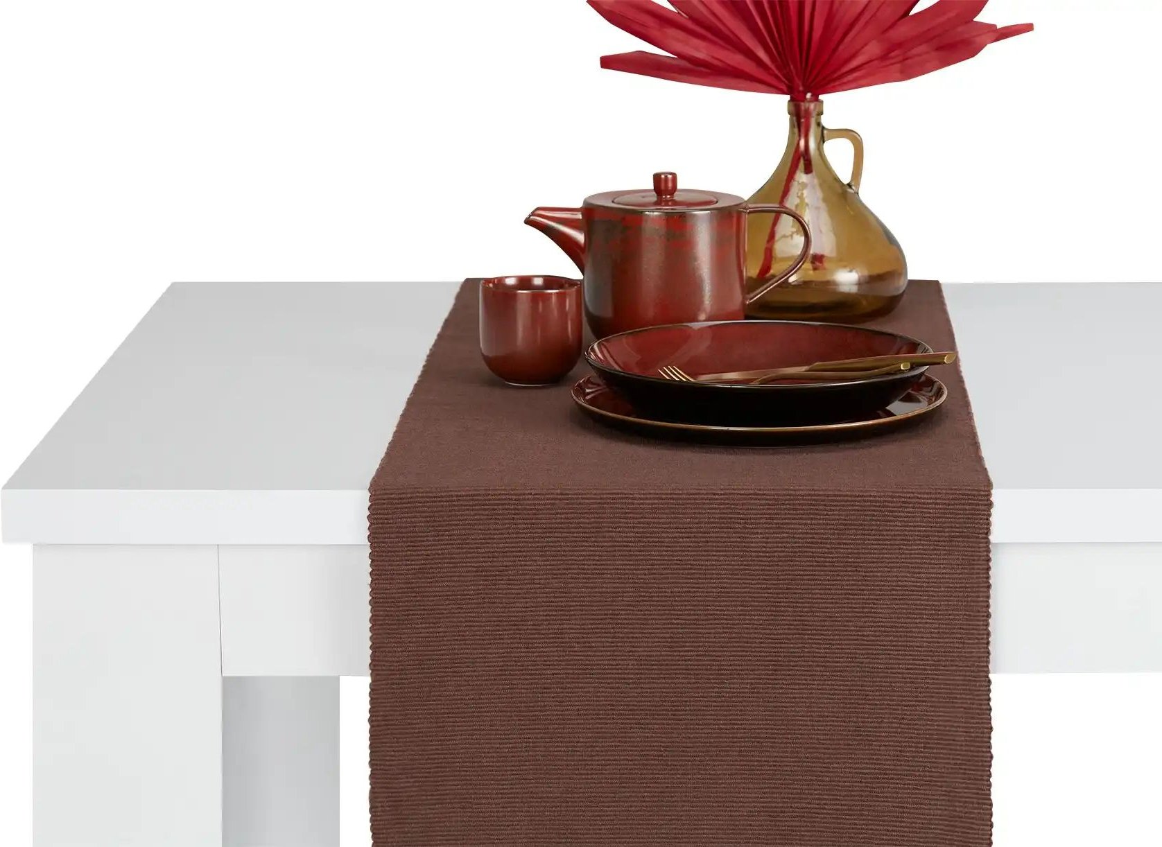 como Tischläufer Bella ¦ braun ¦ Maße (cm): B: 40 Tischwäsche & Küchentextilien > Tischläufer - Höffner