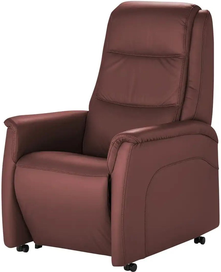 Hukla Ledersessel mit verschiedenen Funktionen Dean ¦ rot ¦ Maße (cm): B: 70 H: 109 T: 88.0 Polstermöbel > Sessel > Fern...